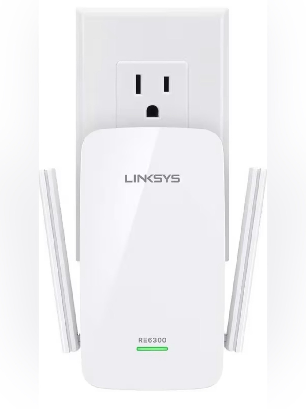 Linksys RE6300 White Dual-Antenna Wi‑Fi Range Extender